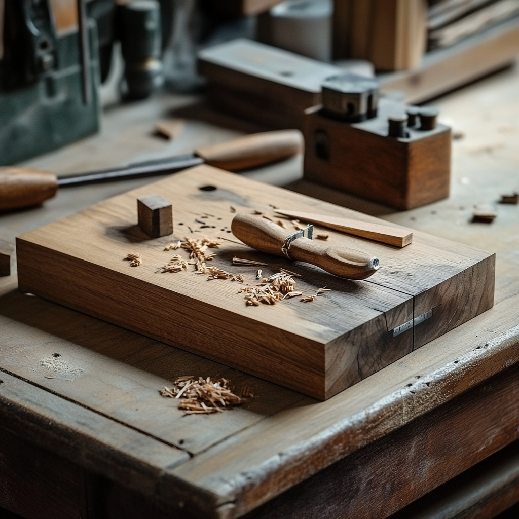 Nate's Woodworking Shop logo