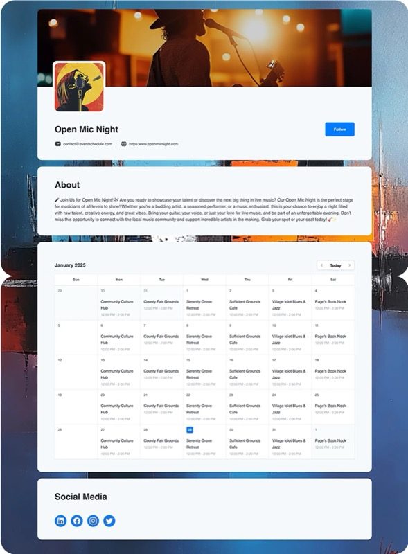 Schedule customization options with branding settings